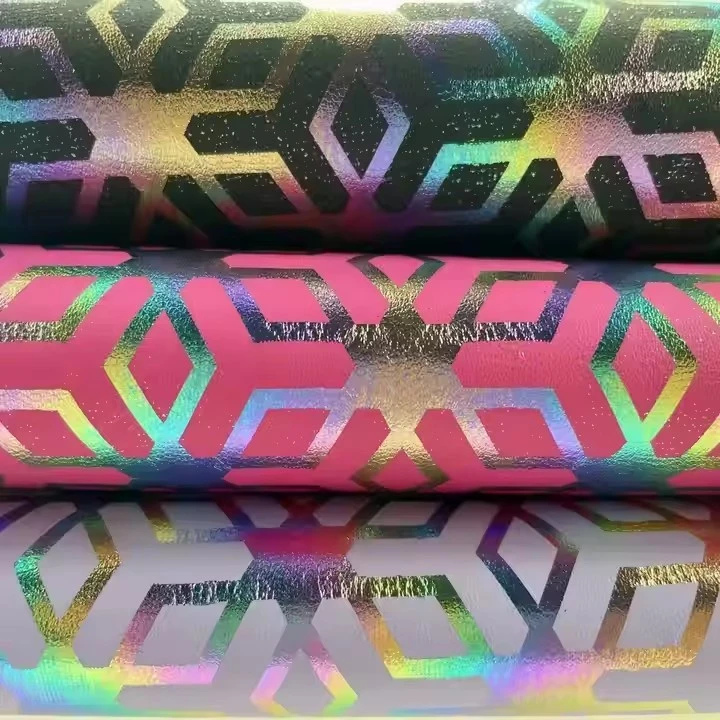 Phantom Grid PU Synthetic Fabric Waterproof And Dimensional For Sofa Bag Furniture Garment Decorative Home Use